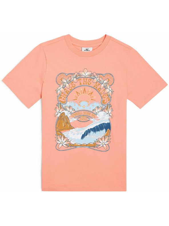 O'Neill O'Neill FRONT GRAPHIC Djevojačka majica Salmon