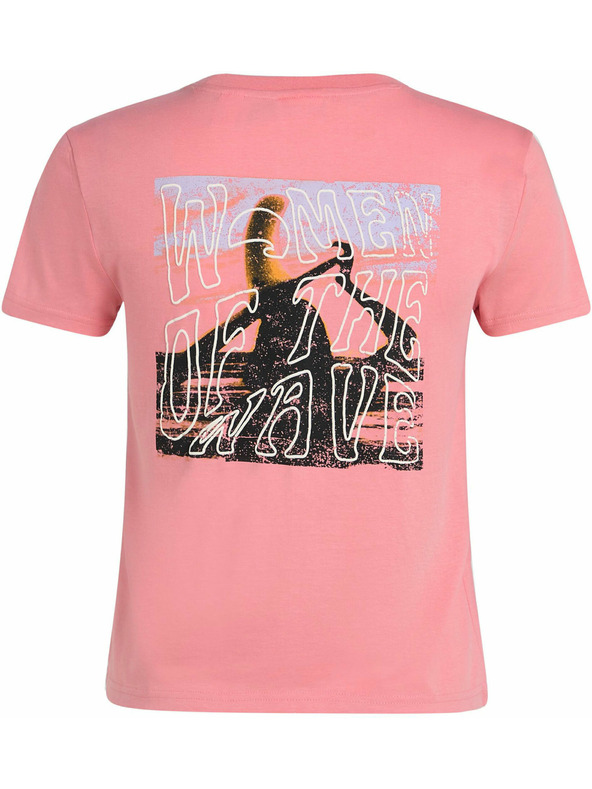 O'Neill O'Neill WOW Ženska majica Ružičasta
