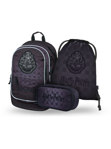 BAAGL  BAAGL SET 3 Core Harry Potter Hogwarts crni: ruksak, pernica, torba
