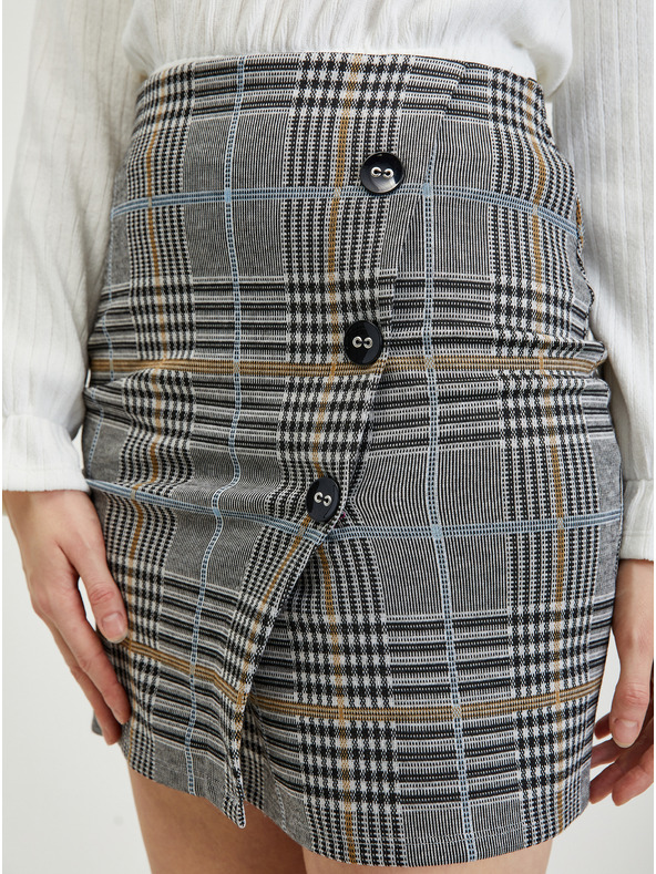 Orsay Siva ženska karirana uska suknja ORSAY