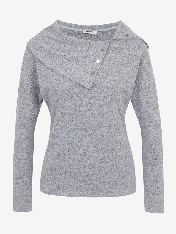 Orsay Siva ženska majica s ukrasnim detaljima ORSAY