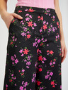 Orsay Crne ženske široke hlače cvjetnog uzorka ORSAY