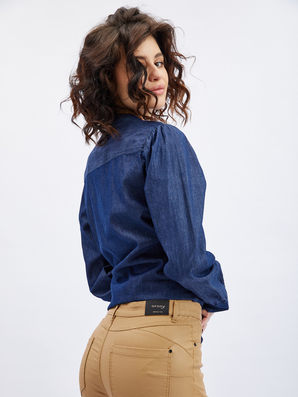 Orsay Smeđe ženske hlače uskog kroja ORSAY