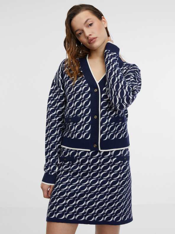 Orsay Tamnoplavi ženski kardigan s uzorkom ORSAY