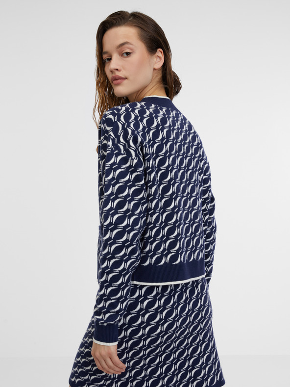 Orsay Tamnoplavi ženski kardigan s uzorkom ORSAY