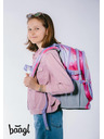 BAAGL  Ružičasti školski set - ruksak, pernica, torba Baagl Core Painting