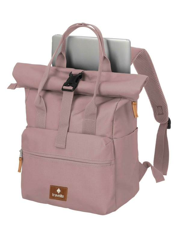 Travelite Ruksak Travelite Basics Short Handle Roll-up Ružičasta