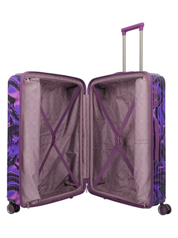 Travelite Putni kofer Travelite Lascana Edition L Purple Swirl
