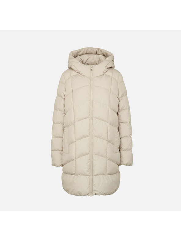 Geox Bež ženska prošivena jakna Geox Anylla