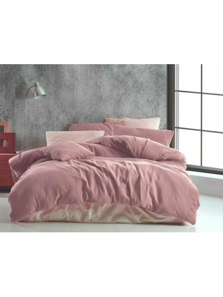 Kvalitex Francuska muslin posteljina 200x200, 70x90cm ružičasta Kvalitex