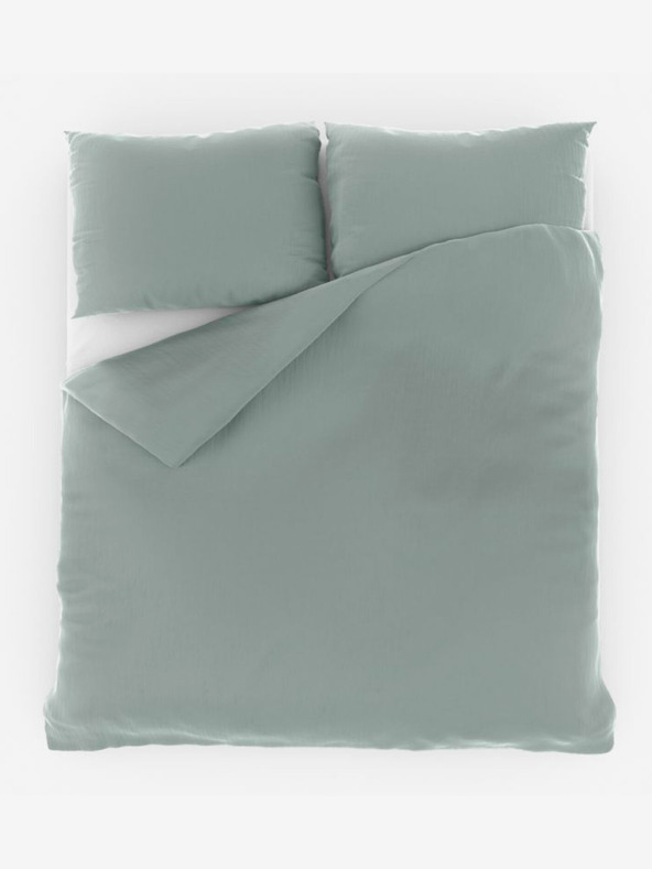 Kvalitex Francuski muslin komplet posteljine 200x200, 70x90cm svijetlozeleno Kvalitex