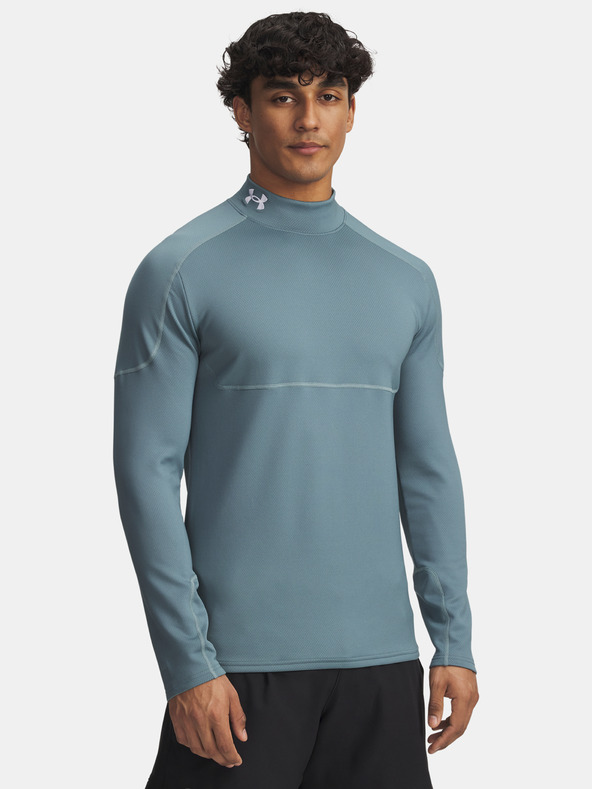 Under Armour Muška majica Under Armour Cold Weather Grid LS Mock-BLU