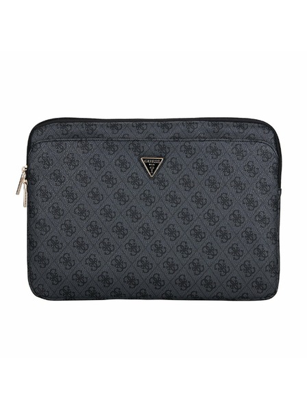 Guess Guess PU 4G Triangle Logo Navlaka za prijenosno računalo 14" Crna