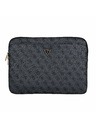 Guess Guess PU 4G Triangle Logo Navlaka za prijenosno računalo 14" Crna