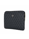 Guess Guess PU 4G Triangle Logo Navlaka za prijenosno računalo 14" Crna