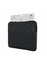Guess Guess PU 4G Triangle Logo Navlaka za prijenosno računalo 14" Crna