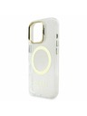 Guess Guess IML Gold Outline Stand Camera Frame MagSafe Stražnji poklopac za iPhone 16 Pro Proziran