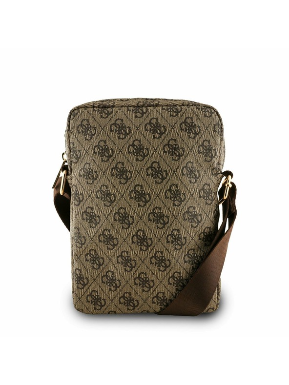 Guess Guess PU 4G Triangle Logo Torba 8" Smeđa