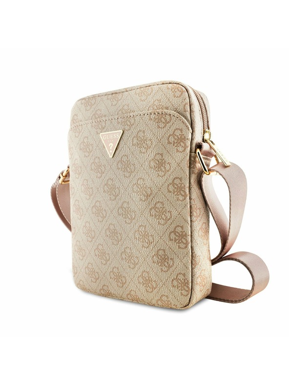 Guess Guess PU 4G Triangle Logo Torba 8" Roza