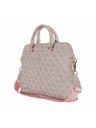Guess Guess PU 4G Triangle Logo Torba za prijenosno računalo 13/14/15" Roza