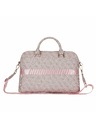 Guess Guess PU 4G Triangle Logo Torba za prijenosno računalo 13/14/15" Roza