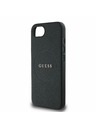 Guess Guess PU Grained Classic Logo MagSafe Stražnji Poklopac za iPhone 16e Black
