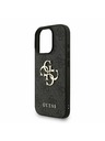 Guess Guess PU 4G Metal Logo Strap Stražnji Poklopac za iPhone 16 Pro Max Black
