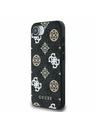 Guess Guess PU 4G Peony MagSafe Stražnji Poklopac za iPhone 16e Black