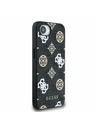 Guess Guess PU 4G Peony MagSafe Stražnji Poklopac za iPhone 16e Black