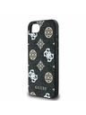 Guess Guess PU 4G Peony MagSafe Stražnji Poklopac za iPhone 16e Black