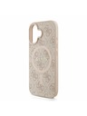 Guess Guess PU Leather 4G Colored Ring Strap MagSafe Stražnji Poklopac za iPhone 16 Pink