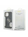 Guess Guess PU 4G Metal Logo Stand Camera Frame Stražnji Poklopac za iPhone 13 Black