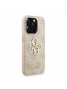 Guess Guess PU 4G Metalni Logo Remen Stražnji poklopac za iPhone 15 Pro Max Rozi