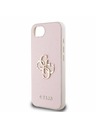 Guess Guess PU grani 4G metalni Logo stražnji poklopac za iPhone 16e Pink