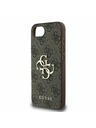 Guess Guess PU 4G metalni Logo stražnji poklopac za iPhone 16e Brown