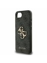Guess Guess PU 4G metalni Logo stražnji poklopac za iPhone 16e Grey
