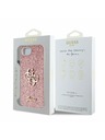 Guess Guess PU Fixed Glitter 4G Metal Logo Stražnji Poklopac za iPhone 16e Pink