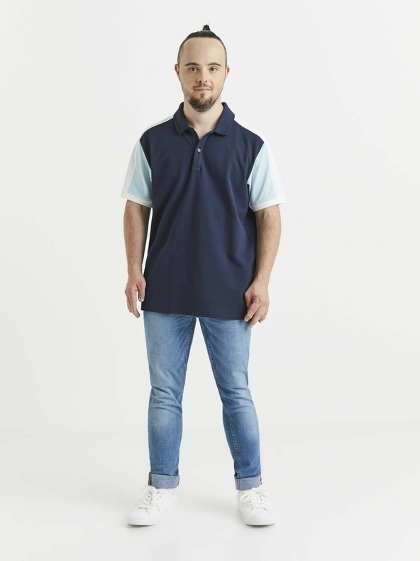 Celio Tamnoplava muška polo majica Celio
