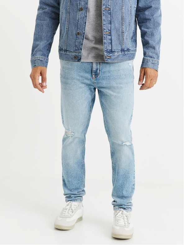 Celio Svijetloplave muške traperice Celio Vocarrot1