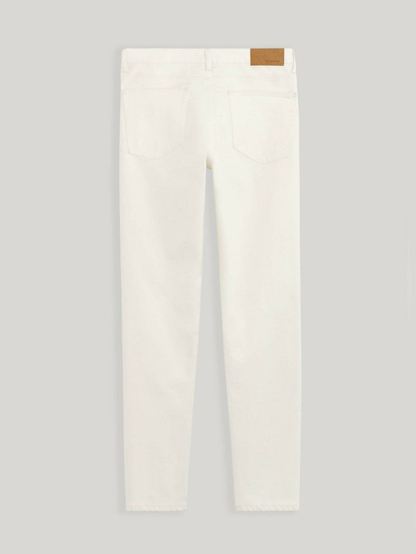 Celio Krem muške slim fit traperice Celio Coslim4