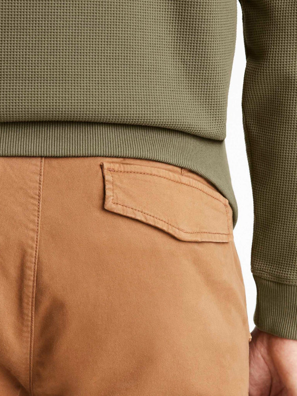 Celio Smeđe muške hlače s džepovima Celio Cobattle1