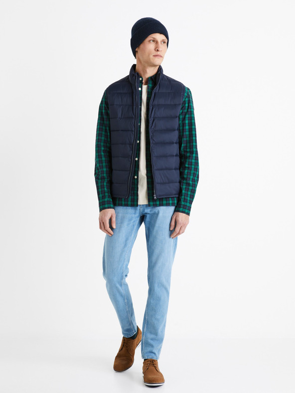 Celio Svijetloplave muške slim fit traperice Celio C25 Dosoft25