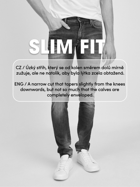 Celio Crne muške slim fit traperice Celio C25 Dosoft25