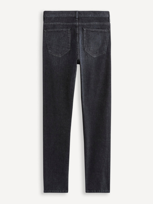 Celio Crne muške slim fit traperice Celio C25 Dosoft25