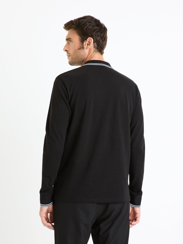Celio Crna muška base polo majica Celio Decolml