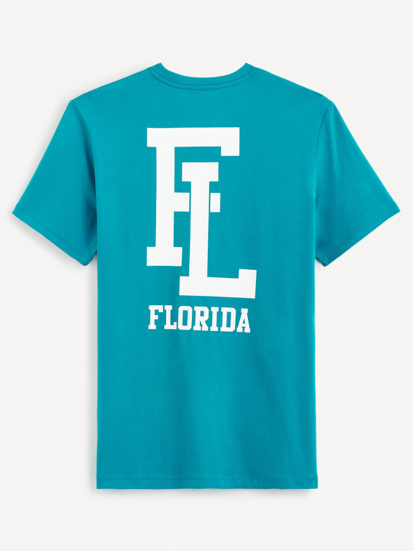 Celio Plava muška majica Celio Gexflov