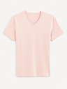 Celio Celio Neuniv ružičasta muška basic majica