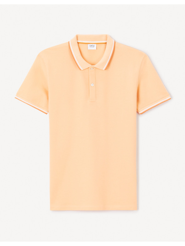Celio Narančasta muška polo majica Celio Decolrayeb