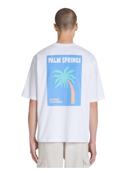 Celio Bijela muška oversized majica Celio Jecalif