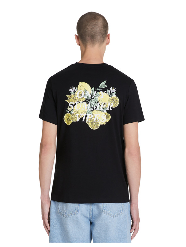 Celio Celio Jelime crna muška majica